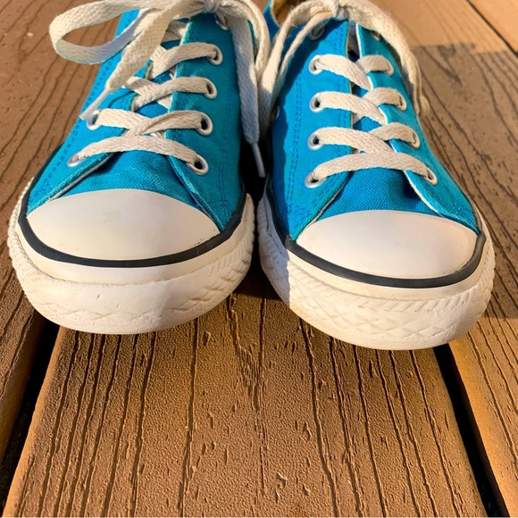 CONVERSE ALL STAR CHUCK TAYLOR UNISEX LO TOP LACE UP SNEAKERS YOUTH SIZE 3 - Picture 3 of 8